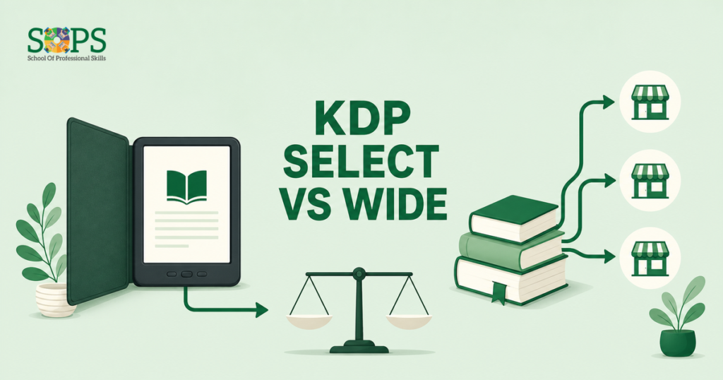 KDP Select vs wide publishing comparison for beginner authors