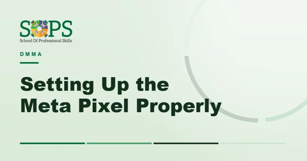 meta pixel setup - Flat illustration of a code bracket linked to a chart